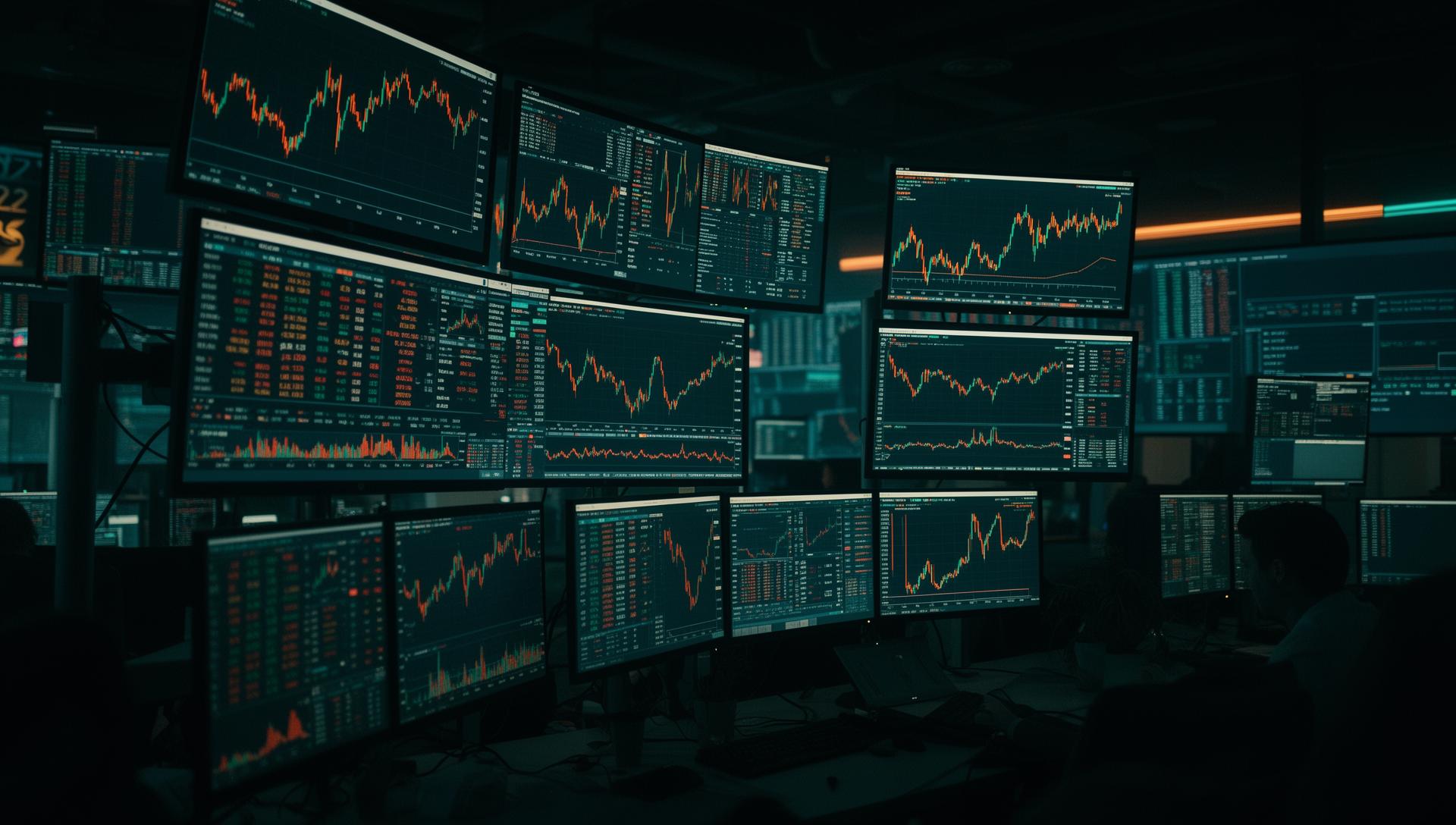 Energy market options trading visualization